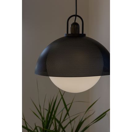 Hanglamp aan een koord GRAVEN 1xE27/11W/230V zwart