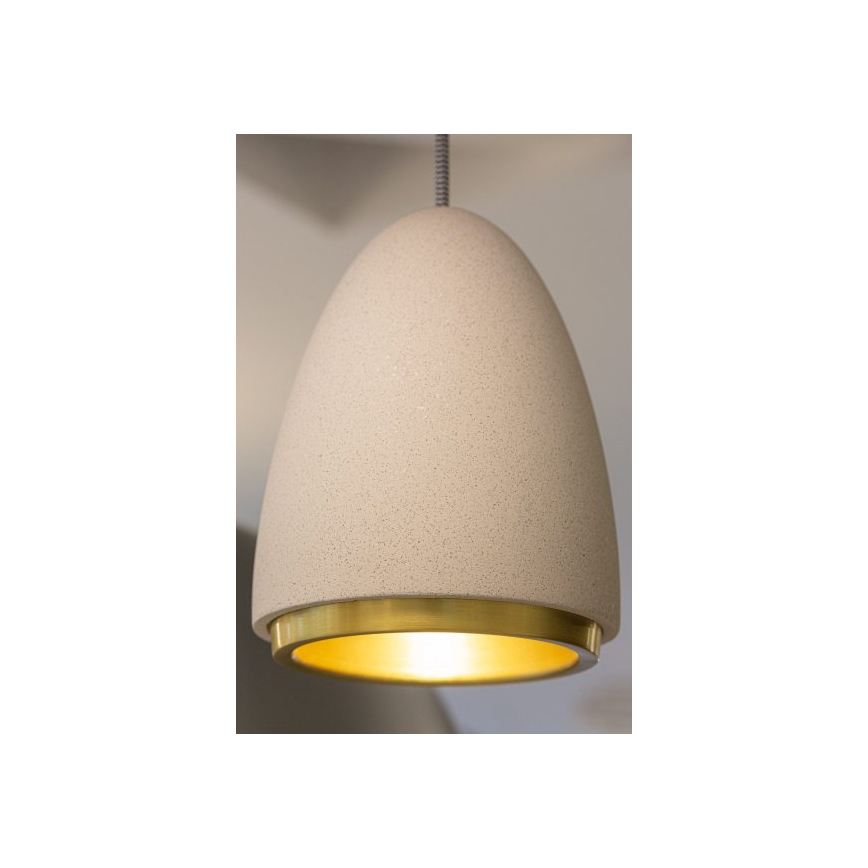 Suspension filaire CONCRETE 1xGU10/5W/230V gris/doré