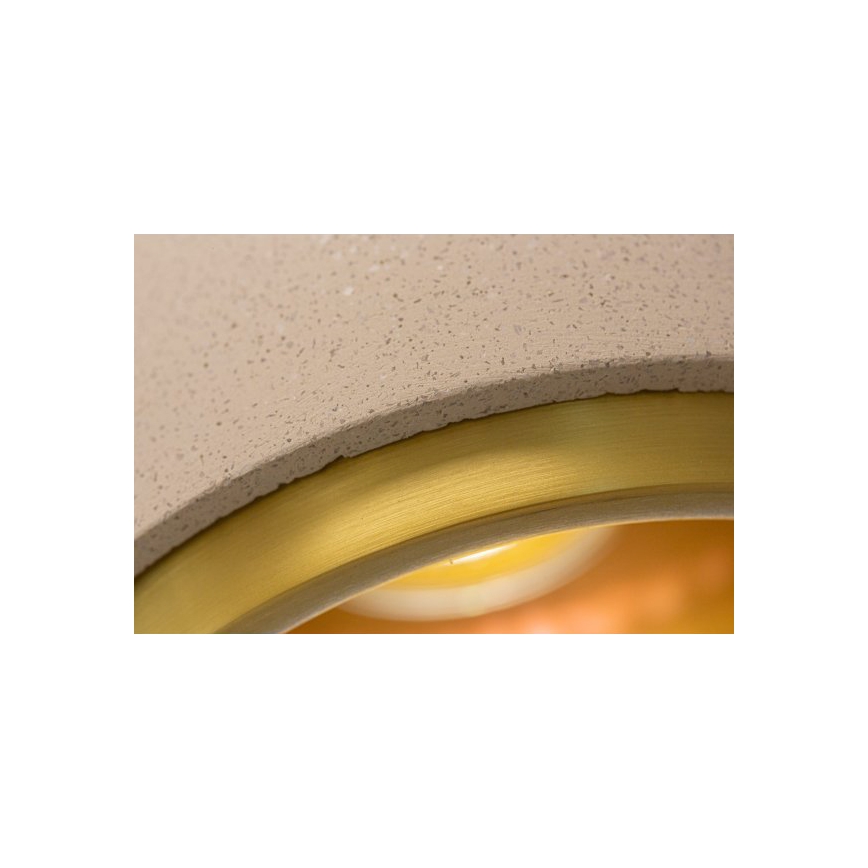 Suspension filaire CONCRETE 1xGU10/5W/230V gris/doré