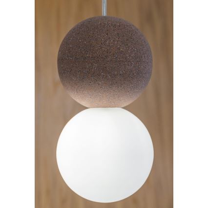 Hanglamp aan een koord STRING 1xG9/4W/230V roze