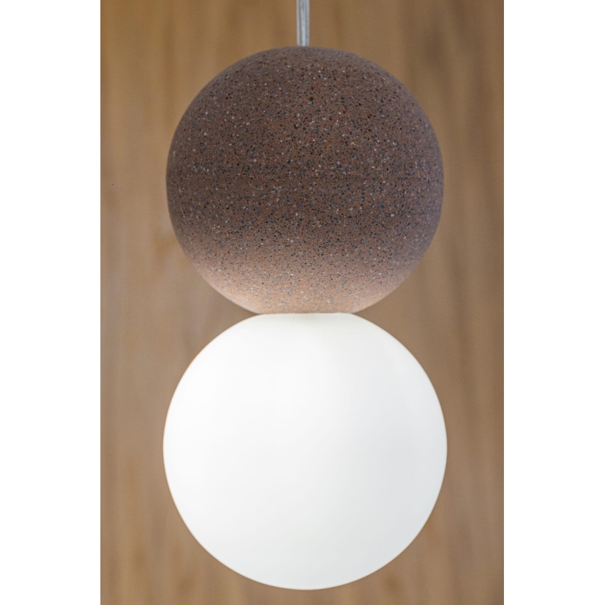 Hanglamp aan een koord STRING 1xG9/4W/230V roze