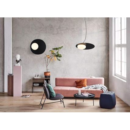 LED-kroonluchter aan kabel PETIT LED/12W/230V zwart