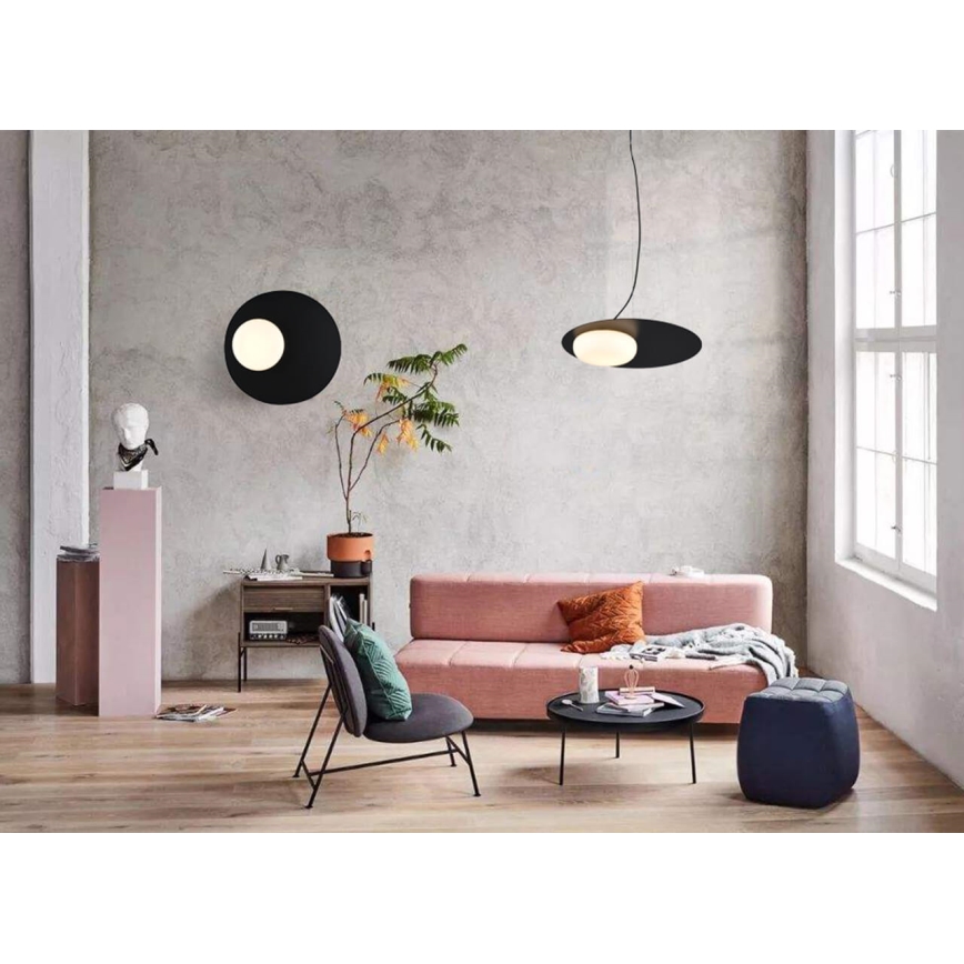 LED-kroonluchter aan kabel PETIT LED/12W/230V zwart