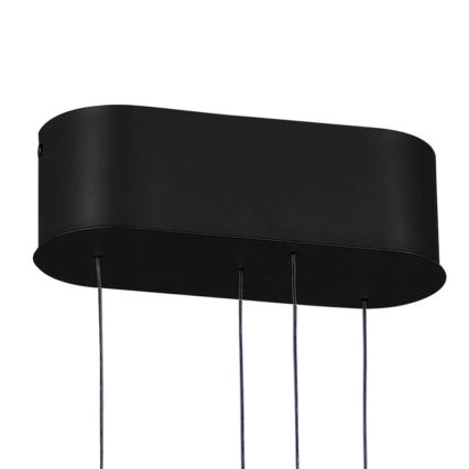 LED dimbare hanglamp aan kabel LIV LED/50W/230V zwart + afstandsbediening