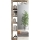 Kledingkast LENOR 91x209 cm wit/bruin