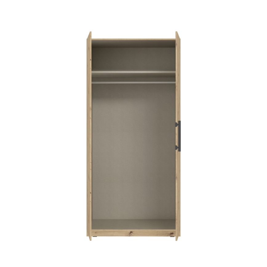 Kledingkast MARO 100x213 cm artisan eiken
