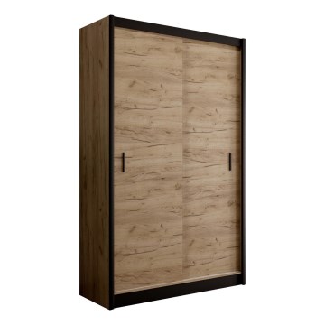 Kledingkast met schuifdeuren SAPHIRA 150x215 cm eiken craft