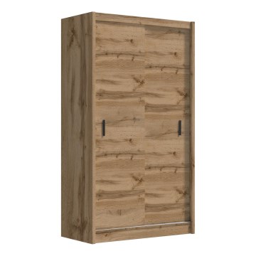 Kledingkast met schuifdeuren SAPHIRA 150x215 cm eiken wotan
