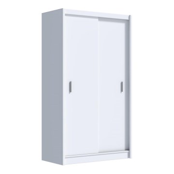Kledingkast met schuifdeuren SAPHIRA 150x215 cm wit