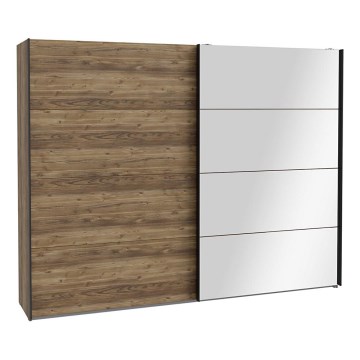 Kledingkast met spiegel OREN 270x210 cm artisan eiken