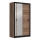 Kledingkast met spiegel SABRINA 120x215 cm eiken craft