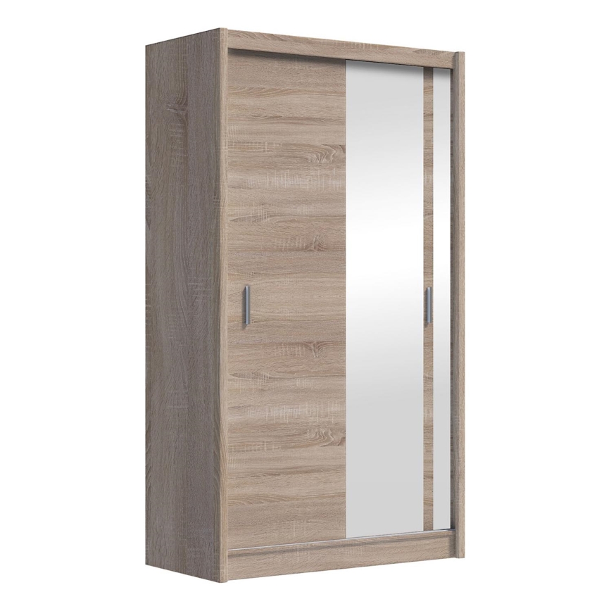 Kledingkast met spiegel SABRINA 150x215 cm Sonoma eik