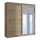 Kledingkast met spiegel SABRINA 203x215 cm Sonoma eik
