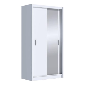 Kledingkast SABRINA 120x215 cm wit