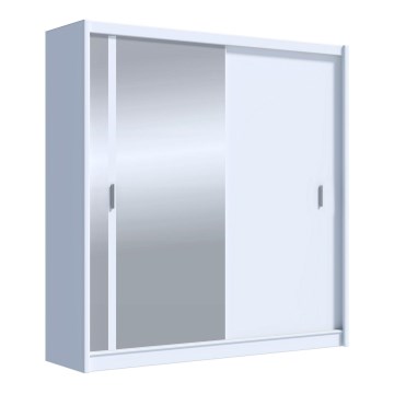 Kledingkast SABRINA 203x215 cm wit