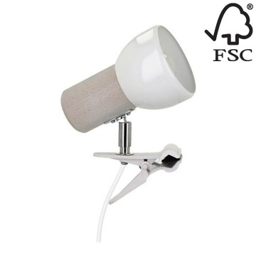 Klemlamp SVENDA 1xE27/60W/230V - FSC-gecertificeerd