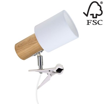 Klemlamp TREEHOUSE 1xE27/25W/230V - FSC-gecertificeerd