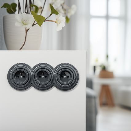 Kliklap - Cadre central rétro anthracite