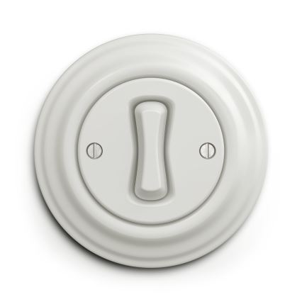 Kliklap - Cadre vintage simple blanc
