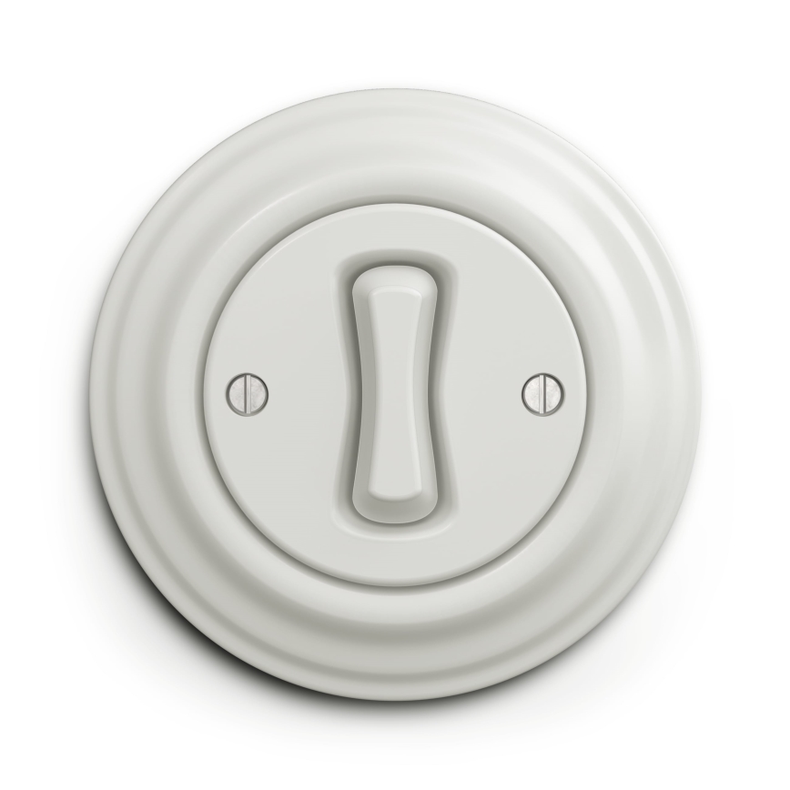 Kliklap - Cadre vintage simple blanc