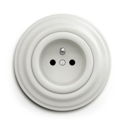 Kliklap - Cadre vintage simple blanc