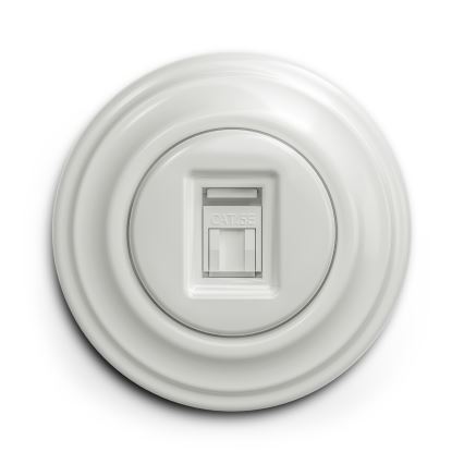 Kliklap - Cadre vintage simple blanc