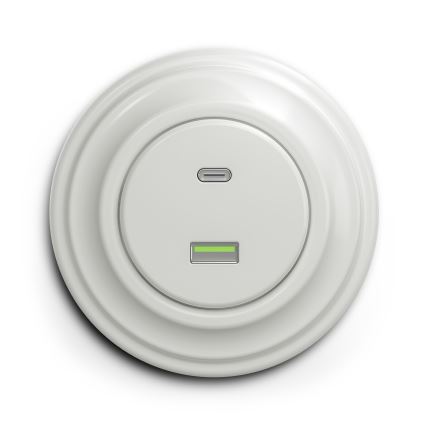 Kliklap - Cadre vintage simple blanc