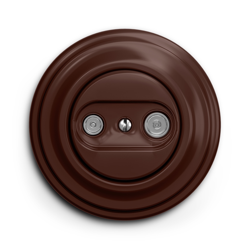 Kliklap - Cadre vintage simple marron