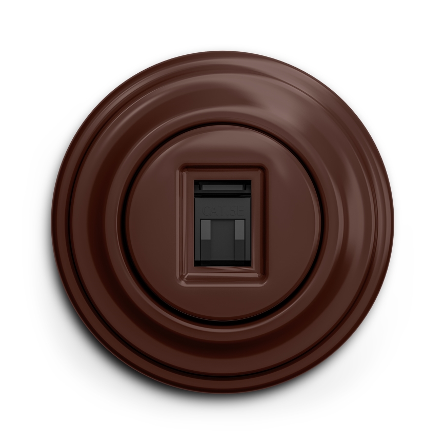 Kliklap - Cadre vintage simple marron