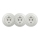 Kliklap - Drievoudig retro wandcontactdoos met SCHUKO-frame 230 V, wit