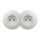 Kliklap - Dubbele retro-wandcontactdoos met frame 230V wit