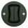 Kliklap - Interrupteur d'escalier double vintage n° 6+6 vert