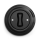 Kliklap - Interrupteur rétro à bouton-poussoir avec plaque noire