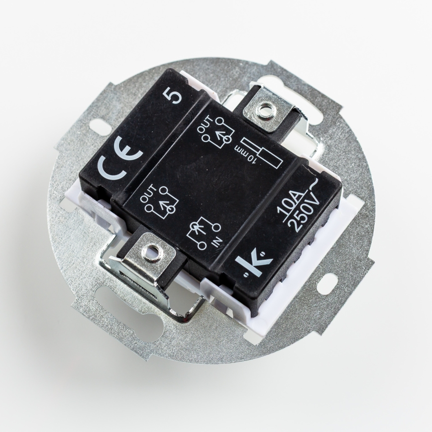 Kliklap - Interrupteur série rétro sans cadre n° 5 anthracite