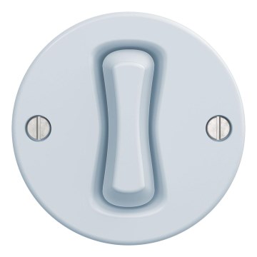 Kliklap - Interrupteur unipolaire vintage n° 1 bleu