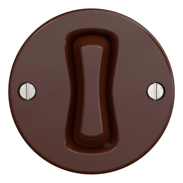 Kliklap - Interrupteur unipolaire vintage n° 1 marron