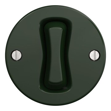 Kliklap - Interrupteur unipolaire vintage n° 1 vert