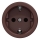 Kliklap - Prise domestique vintage sans cadre SCHUKO 230V/16A marron
