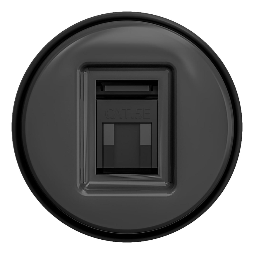 Kliklap - Prise RJ45 vintage anthracite