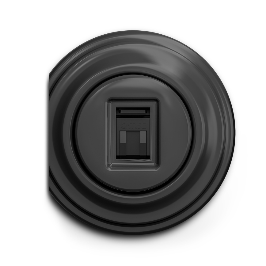 Kliklap - Prise RJ45 vintage anthracite