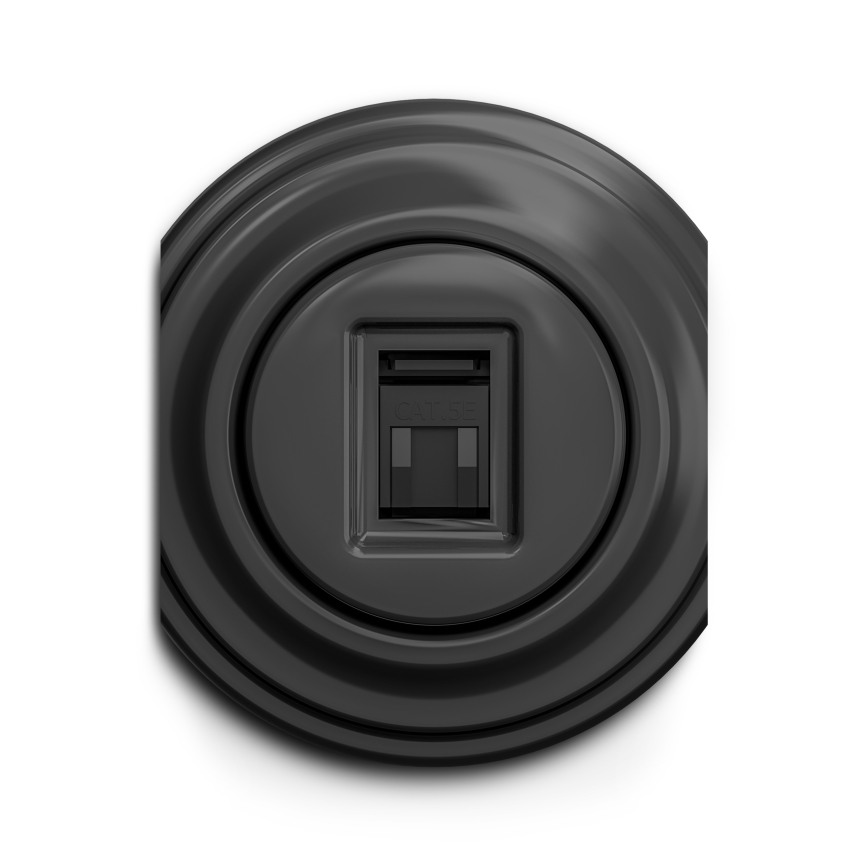 Kliklap - Prise RJ45 vintage anthracite