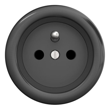 Kliklap - Prise vintage 230 V anthracite