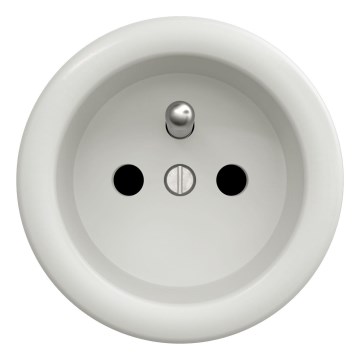 Kliklap - Prise vintage 230 V blanche
