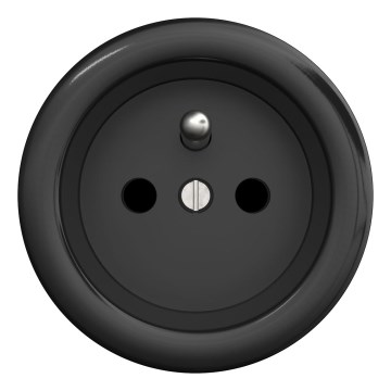 Kliklap - Prise vintage 230 V noir