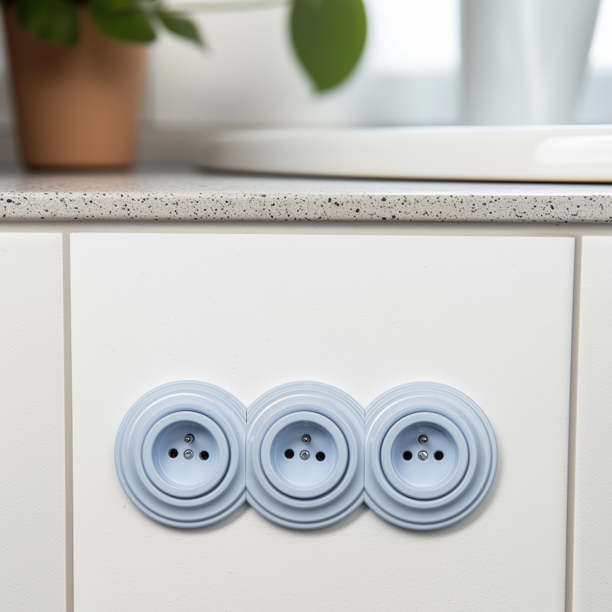 Kliklap - Retro centraal frame, blauw