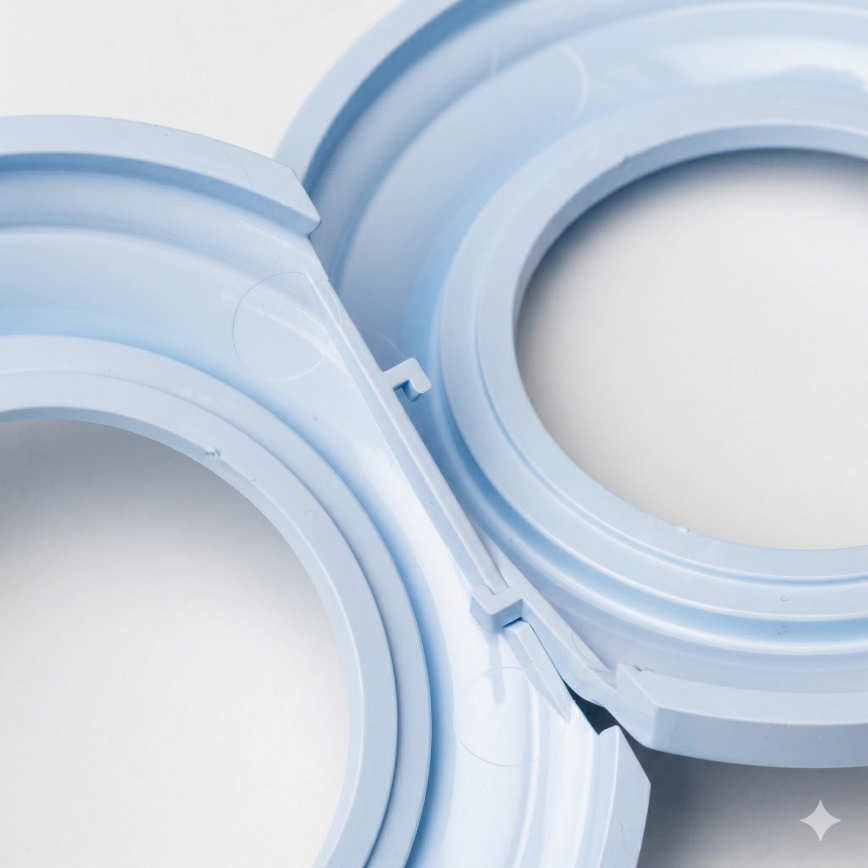 Kliklap - Retro centraal frame, blauw