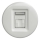 Kliklap - Retro data-aansluiting zonder frame wit