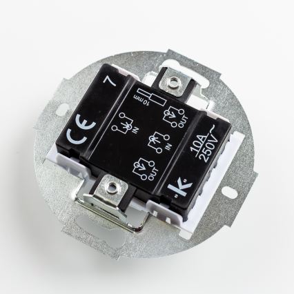 Kliklap - Retro kruisschakelaar zonder afdekraam, nr. 7, oudroze