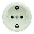 Kliklap - Retro SCHUKO stopcontact zonder afdekraam voor thuis, 230V/16A, mintgroen