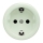 Kliklap - Retro SCHUKO stopcontact zonder afdekraam voor thuis, 230V/16A, mintgroen